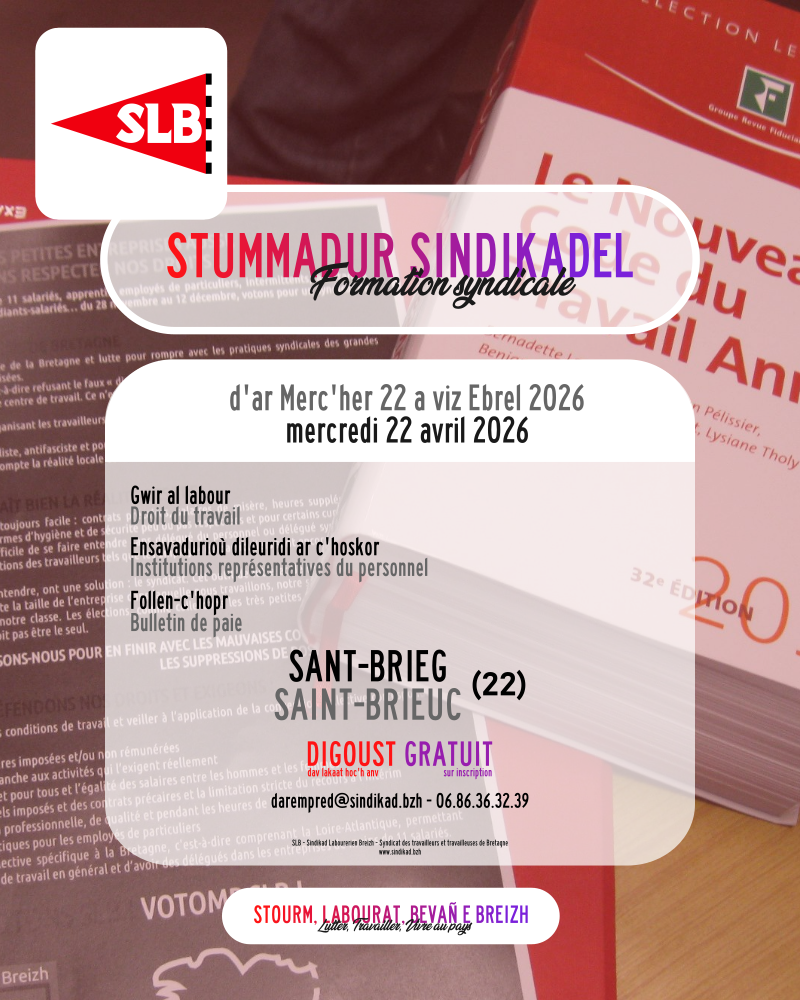 Formation Droit du travail 2026